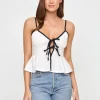 Agnes Top - Cream-Black