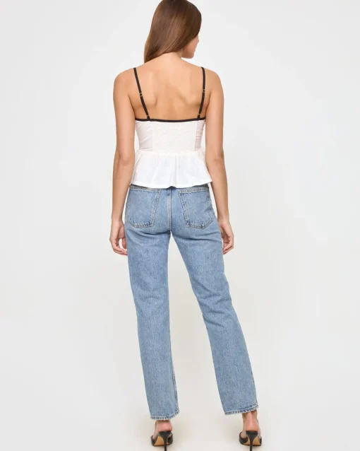 Agnes Top - Cream-Black