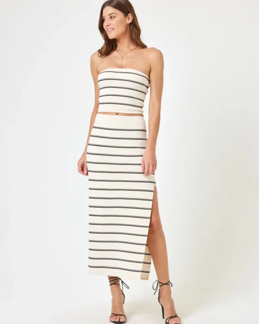 Amalfi Skirt - Mykonos Stripe