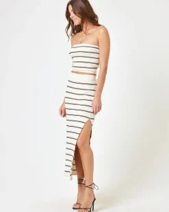 Amalfi Skirt - Mykonos Stripe