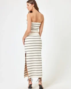 Amalfi Skirt - Mykonos Stripe