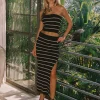 Amalfi Skirt - Vista Point Stripe