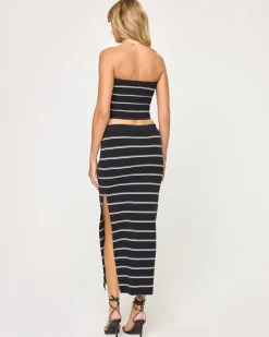 Amalfi Skirt - Vista Point Stripe