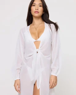 Anna Cover Up - White
