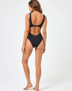 Balboa One Piece Swimsuit - Black