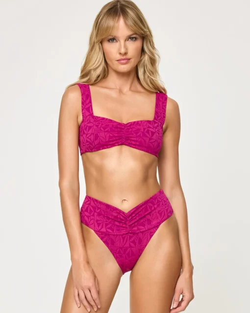 Bardot Bikini Bottom - Berry