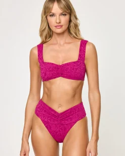 Bardot Bikini Bottom - Berry