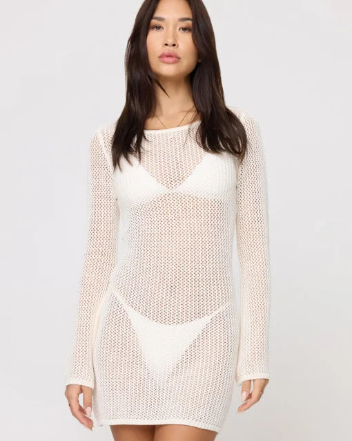 Cleo Cover Up Dress - Cream