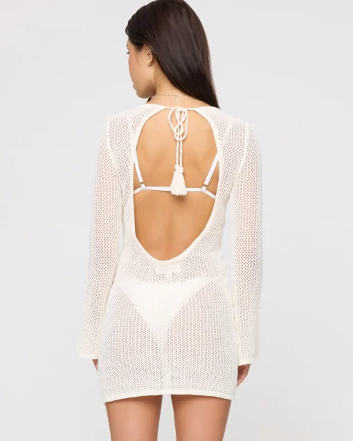Cleo Cover Up Dress - Cream