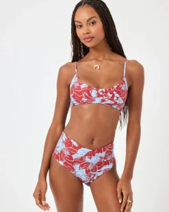 Eco Chic Econyl® High Tide Bikini Top - Going Tropical