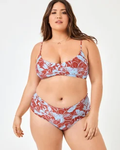 Eco Chic Econyl® High Tide Bikini Top - Going Tropical