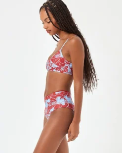 Eco Chic Econyl® High Tide Bikini Top - Going Tropical