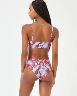 Eco Chic Econyl® High Tide Bikini Top - Going Tropical