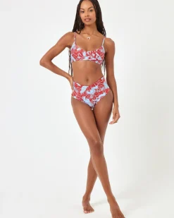 Eco Chic Econyl® High Tide Bikini Top - Going Tropical