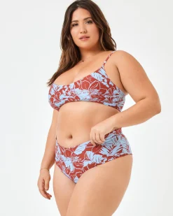 Eco Chic Econyl® High Tide Bikini Top - Going Tropical