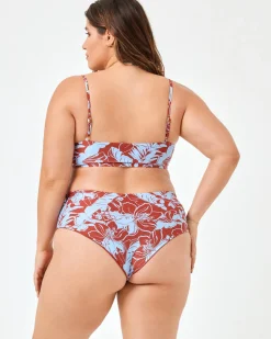 Eco Chic Econyl® High Tide Bikini Top - Going Tropical
