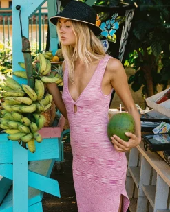 Florence Dress - Raspberry