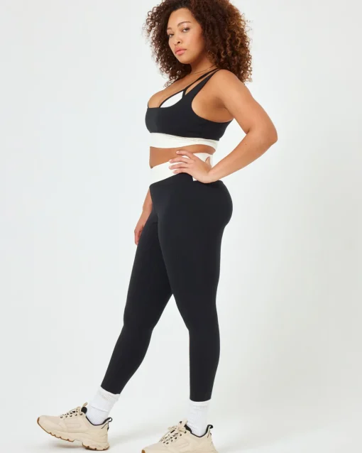 Full Force Bra - Black-Cream