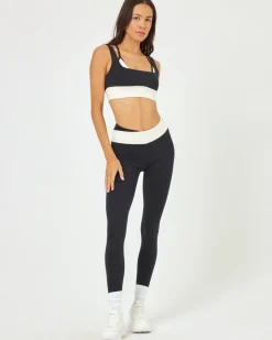 Full Force Bra - Black-Cream