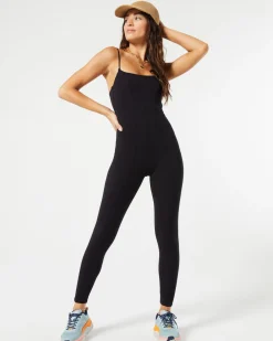 Go The Distance Jumpsuit - Black
