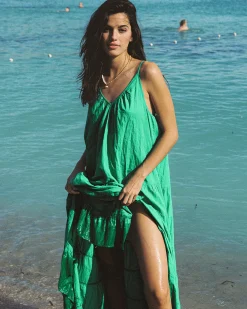 Goldie Cover-Up Dress - Jade
