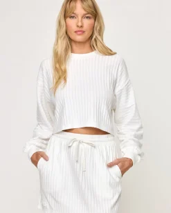 Half Court Pullover - White