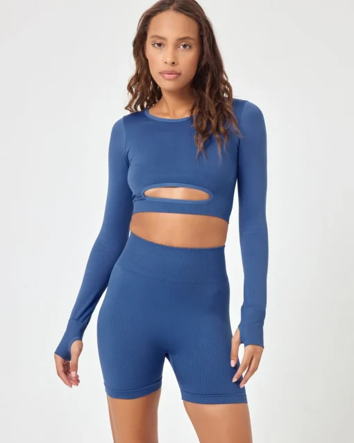 In The Zone Top - True Blue