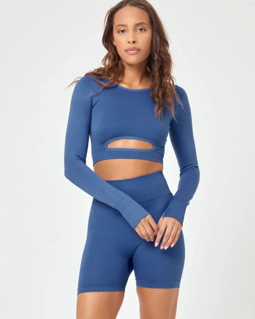 In The Zone Top - True Blue