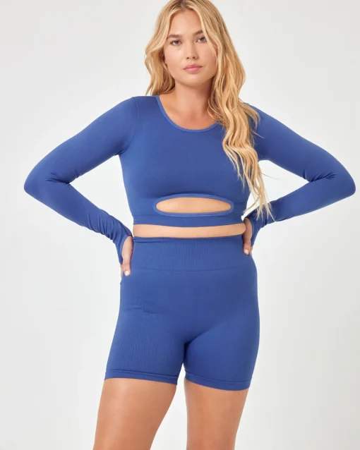 In The Zone Top - True Blue