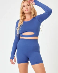 In The Zone Top - True Blue