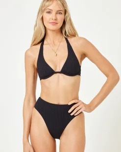 Isa Bikini Top - Black