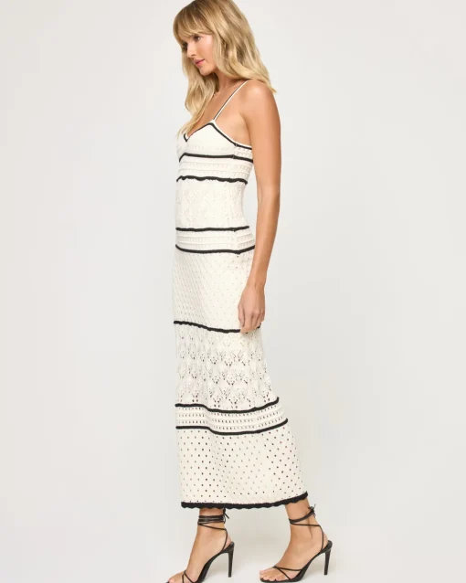 Isle Of Palms Dress - Cream-Black