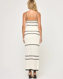 Isle Of Palms Dress - Cream-Black