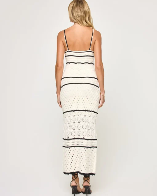 Isle Of Palms Dress - Cream-Black