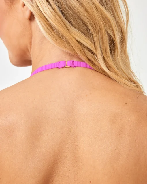 Lindsay Bikini Top - Bright Fuchsia