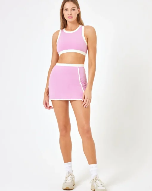 LSPACE X Anthropologie Campbell Skort - Pink Lady