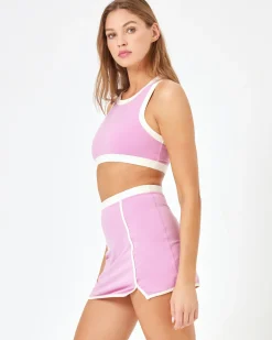 LSPACE X Anthropologie Campbell Bra - Pink Lady
