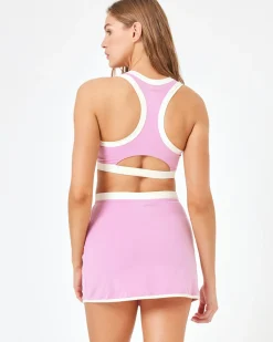 LSPACE X Anthropologie Campbell Skort - Pink Lady