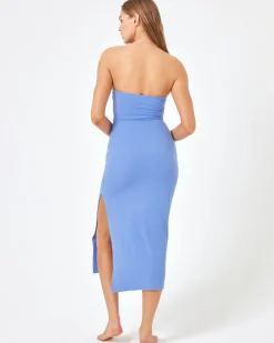 LSPACE X Anthropologie Kierra Dress - Peri Blue