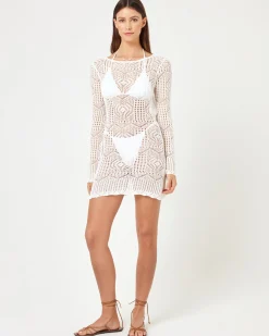 LSPACE x JVS Arrow Cover-Up Dress - Off White