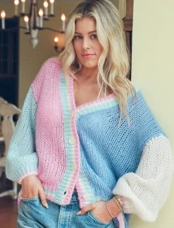 LSPACE x JVS Lido Cardigan - California Colorblock