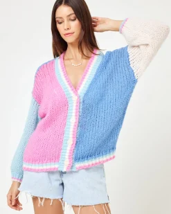LSPACE x JVS Lido Cardigan - California Colorblock