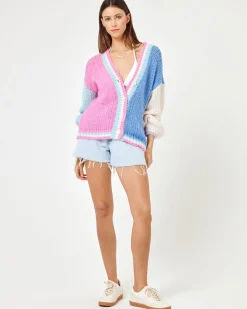 LSPACE x JVS Lido Cardigan - California Colorblock