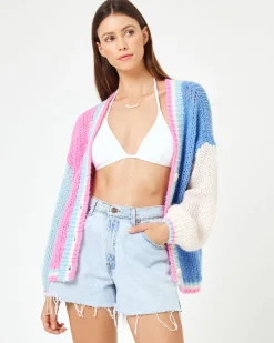 LSPACE x JVS Lido Cardigan - California Colorblock