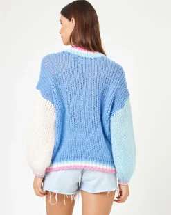 LSPACE x JVS Lido Cardigan - California Colorblock