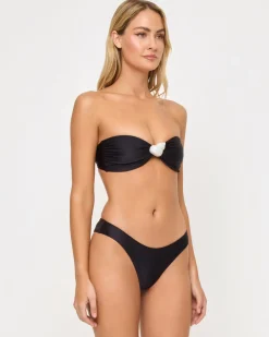 Luminescent Bikini Top - Black