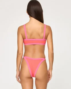 Mackenzie Bikini Bottom - Grapefruit-Bubblegum Pink