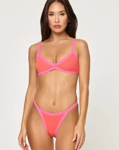 Mackenzie Bikini Bottom - Grapefruit-Bubblegum Pink