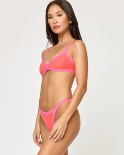Mackenzie Bikini Bottom - Grapefruit-Bubblegum Pink