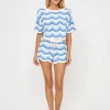 Make Waves Knit Short - Blue Crush